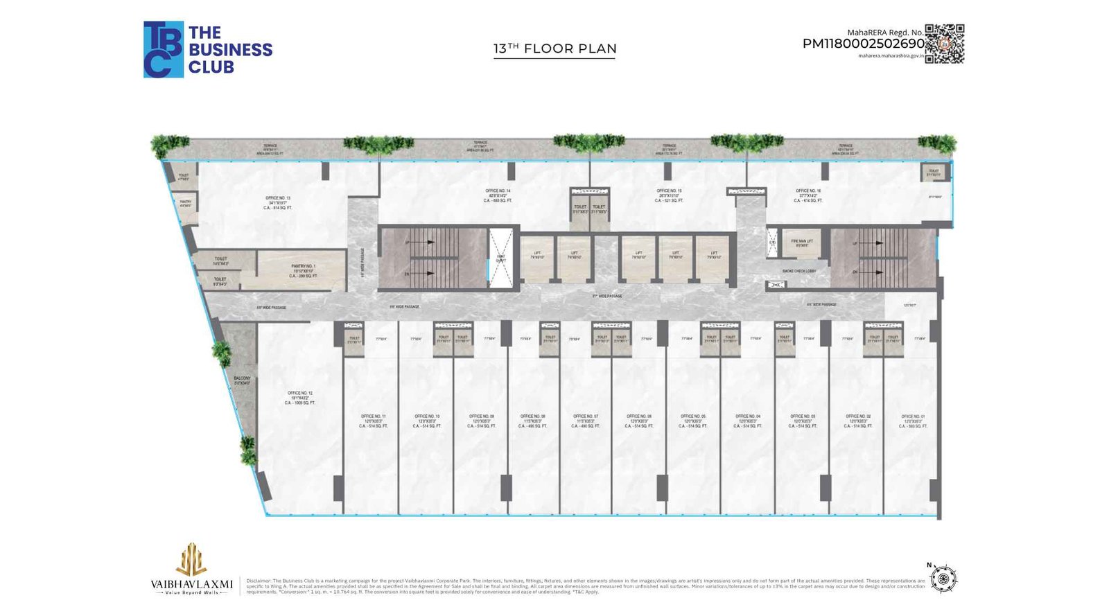 Vaibhavlaxmi-The-Business-Club-Floor-Plan-13th